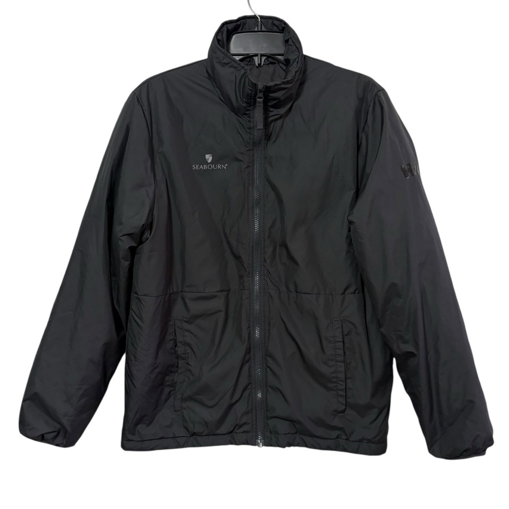 Helly‎ Hansen Sz S Seabourn PolarShield Gray Puffer Insulated Zip Jacket Outdoor